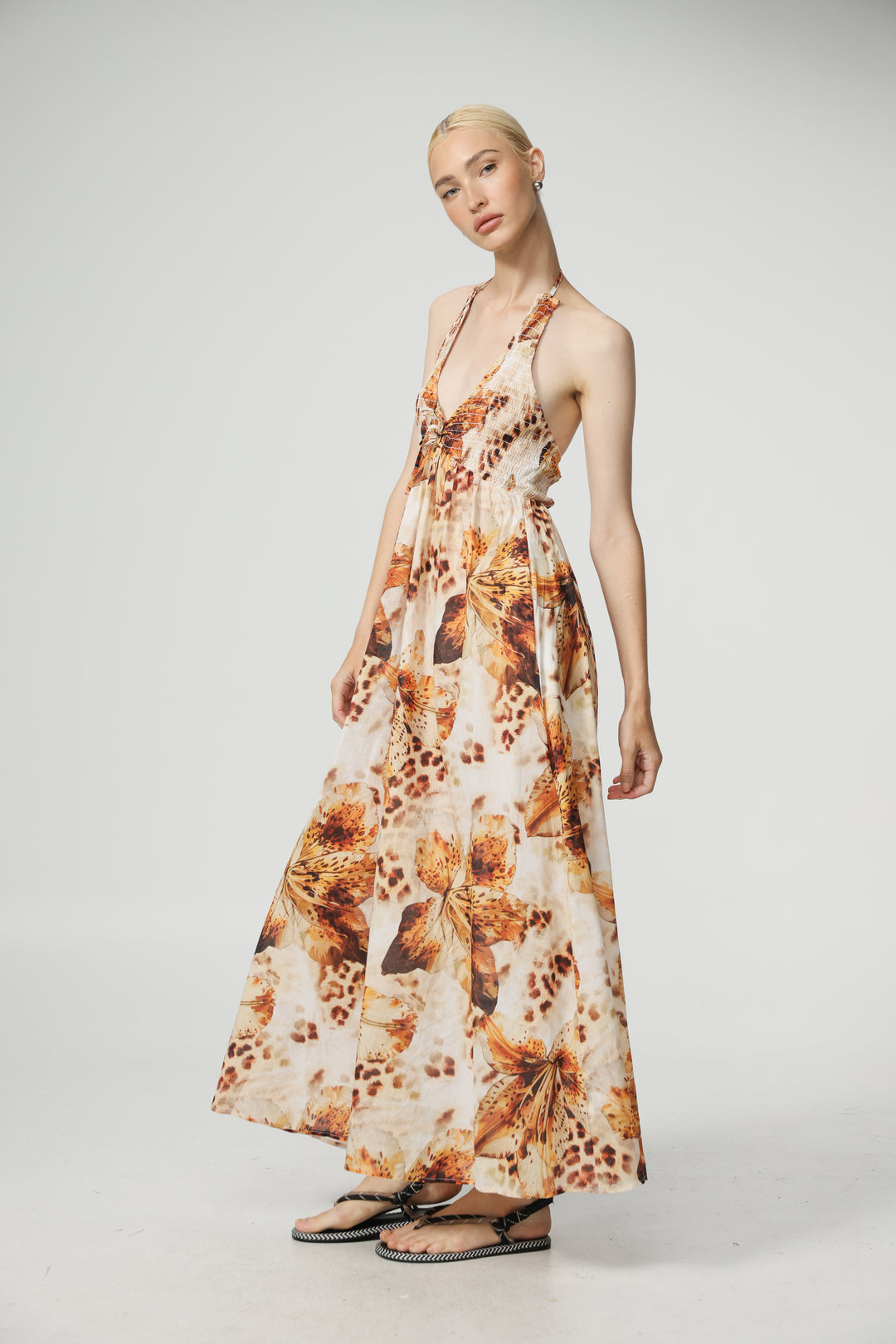 Lips Floral Dress