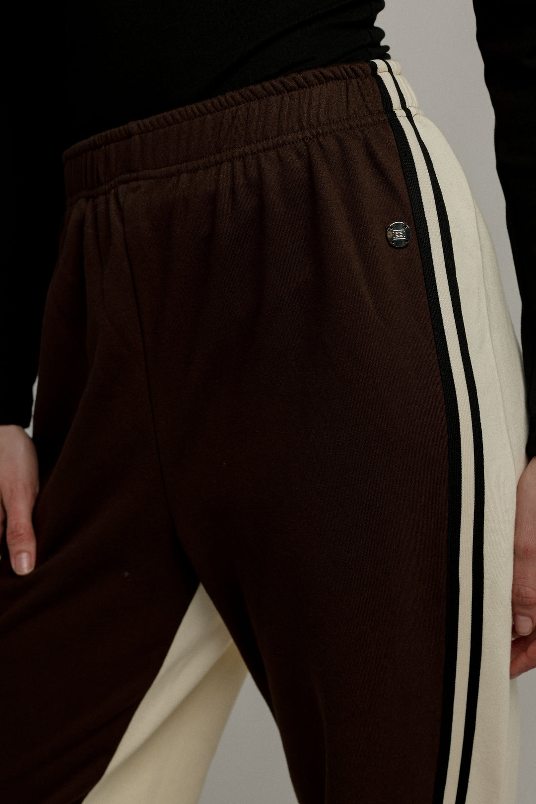 Shoko Brown/Cream Joggers