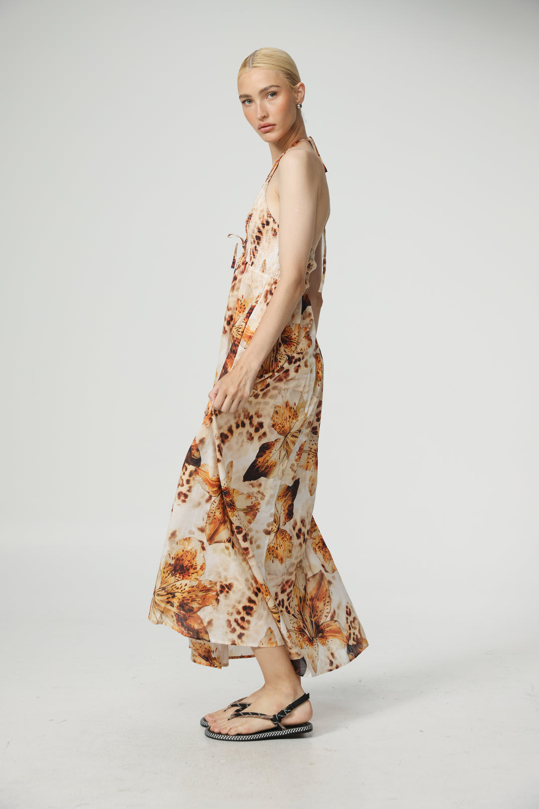 Lips Floral Dress