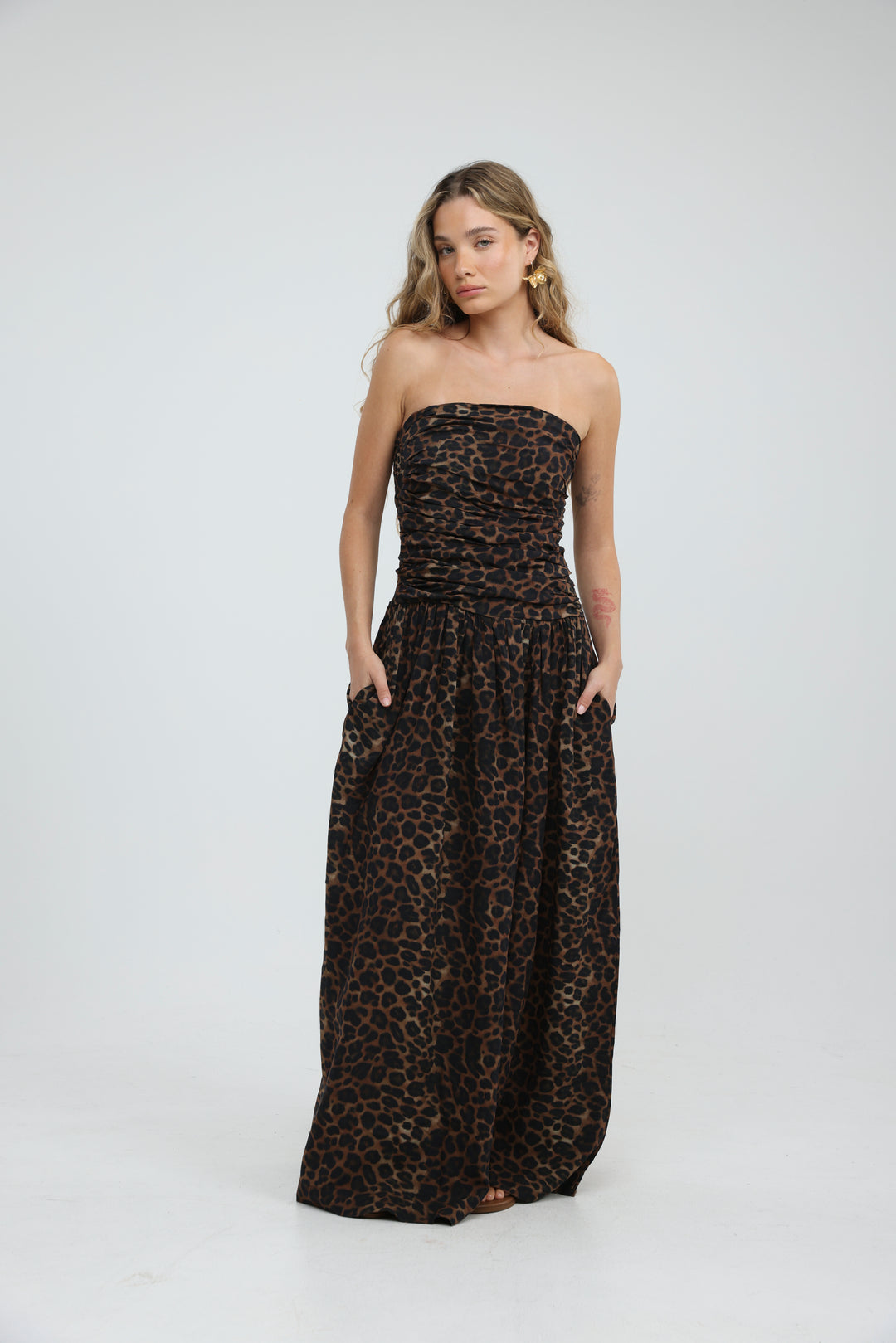 Listen Dark Leopard Dress