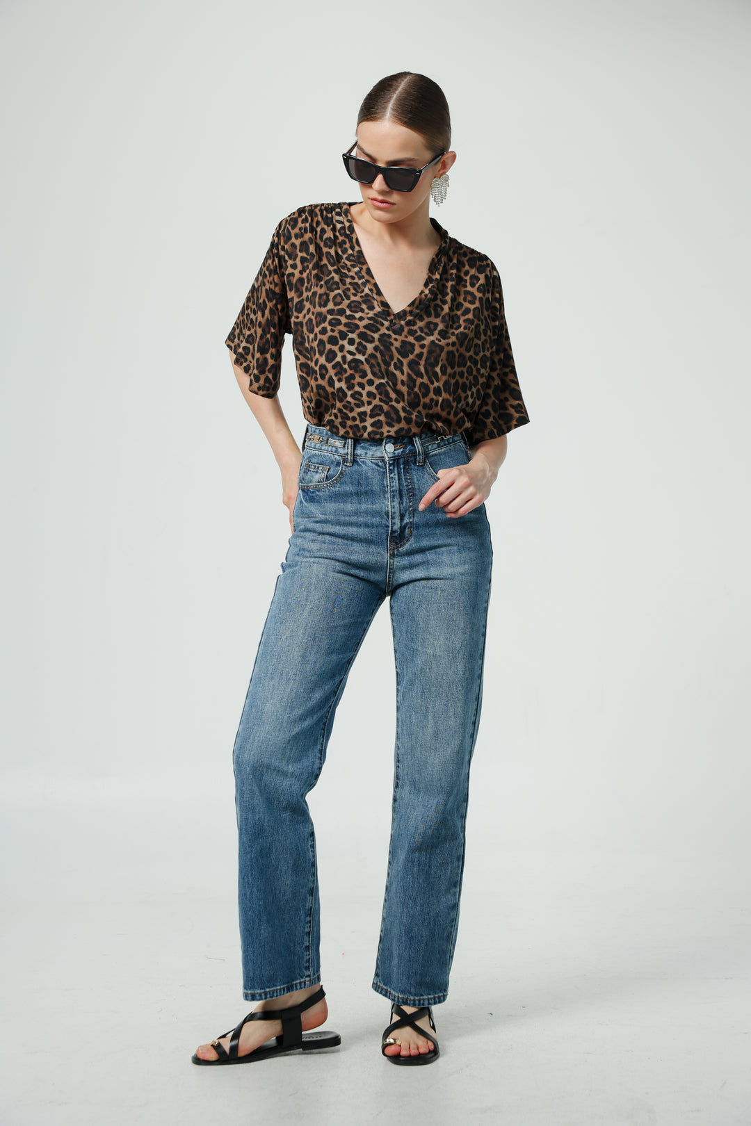 Please Leopard T-Shirt