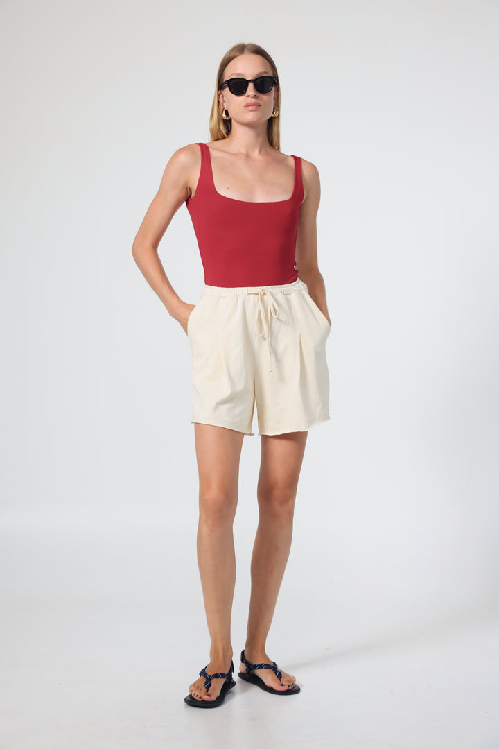 Cloud Red Bodysuit