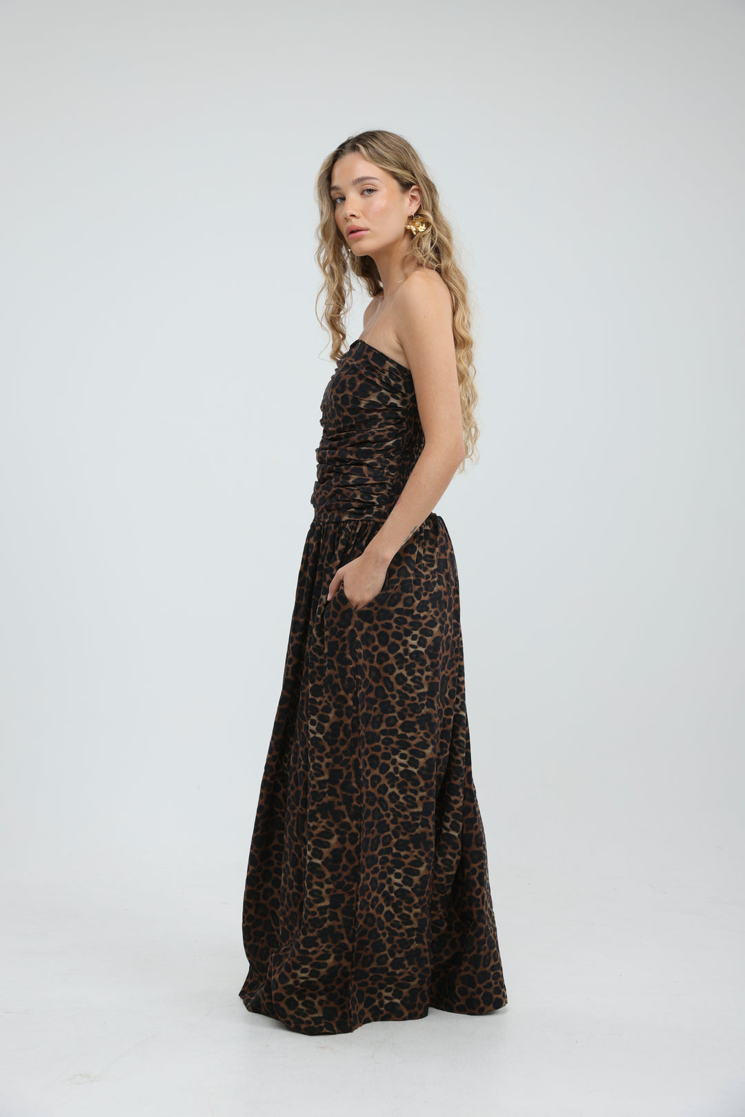 Listen Dark Leopard Dress