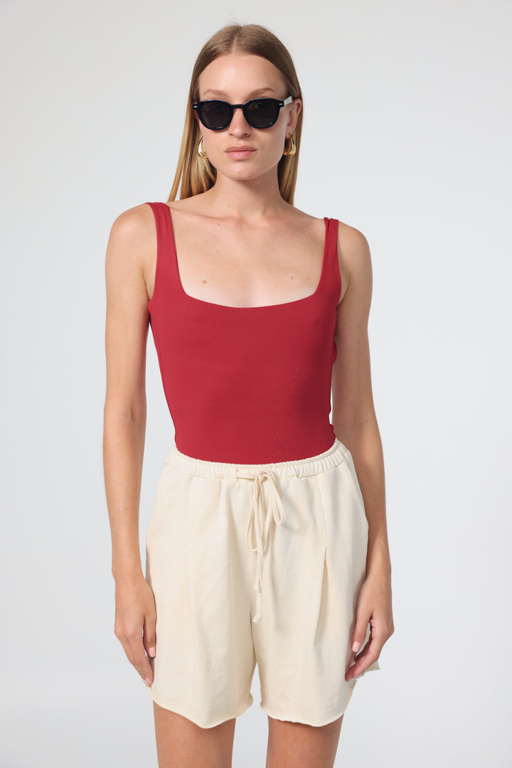 Cloud Red Bodysuit