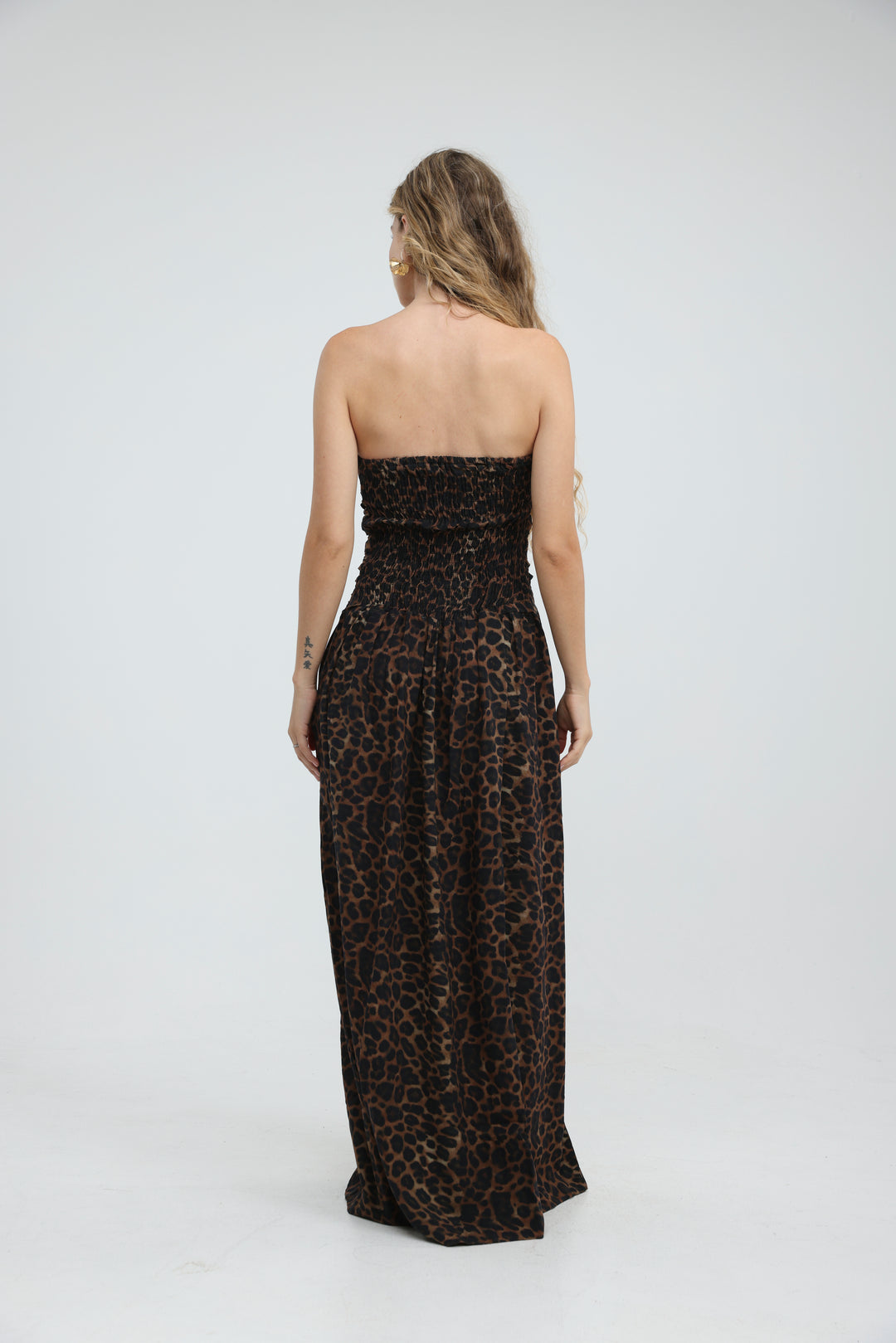 Listen Dark Leopard Dress