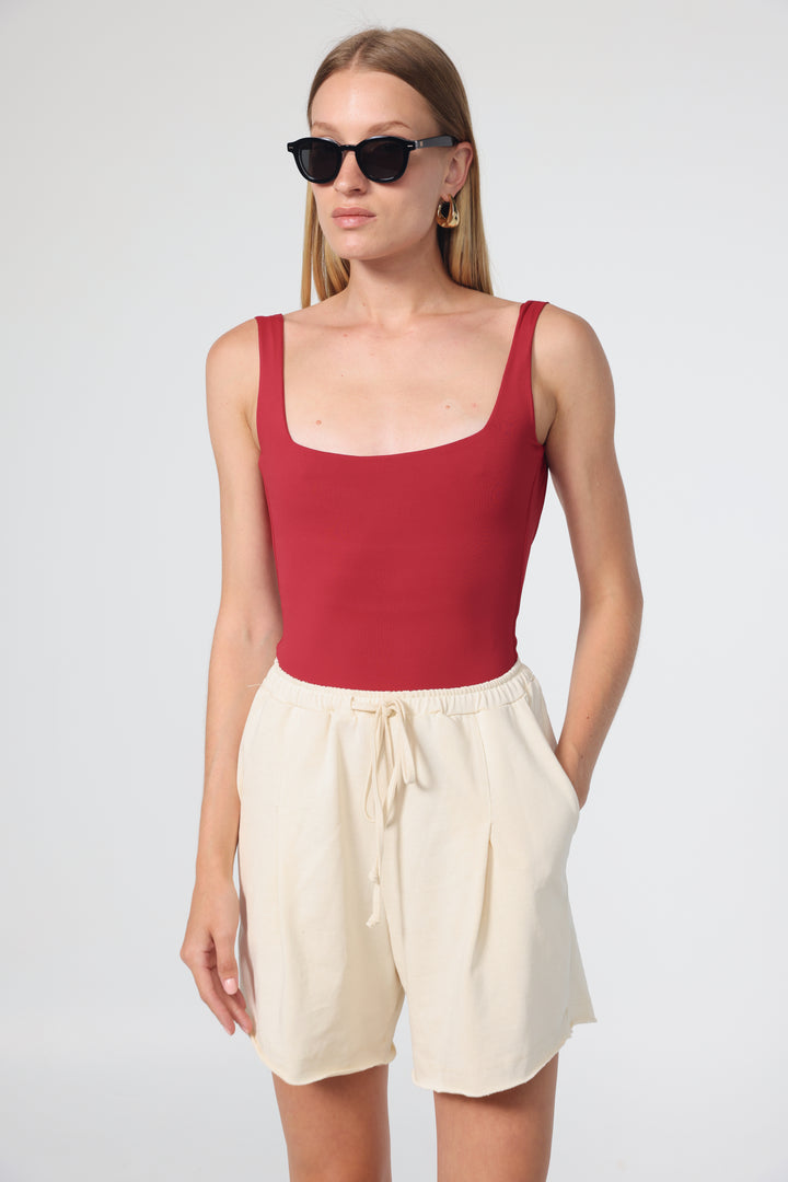 Cloud Red Bodysuit