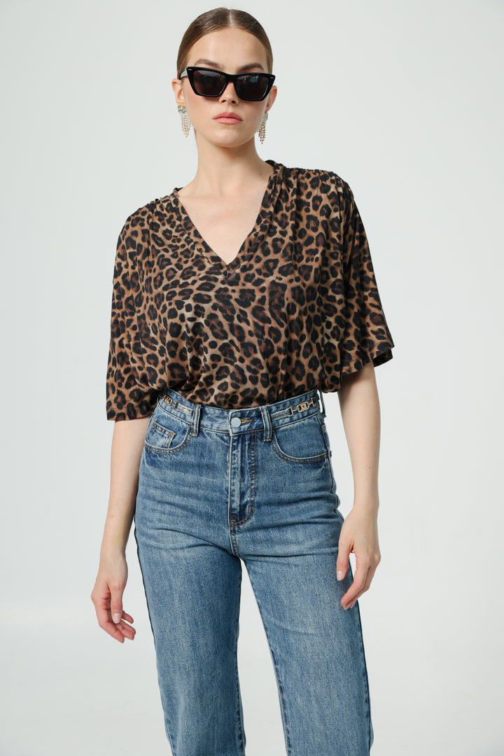Please Leopard T-Shirt