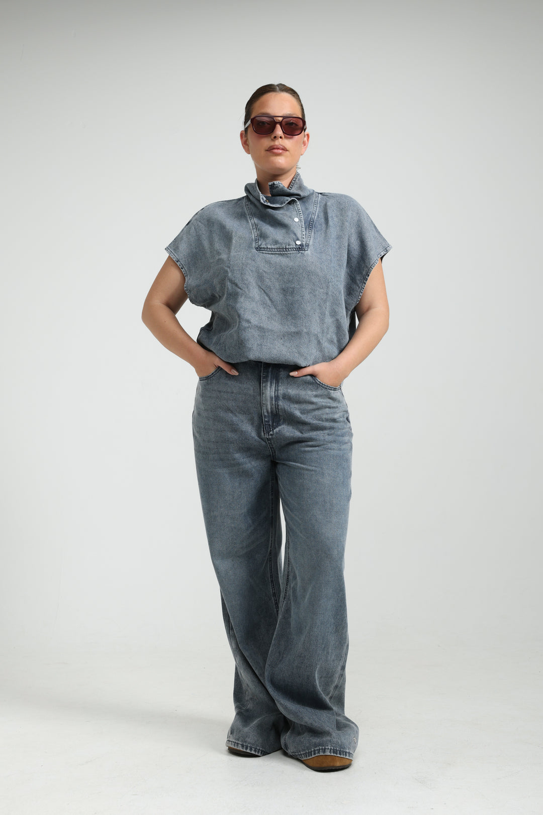Honey Light Blue Denim