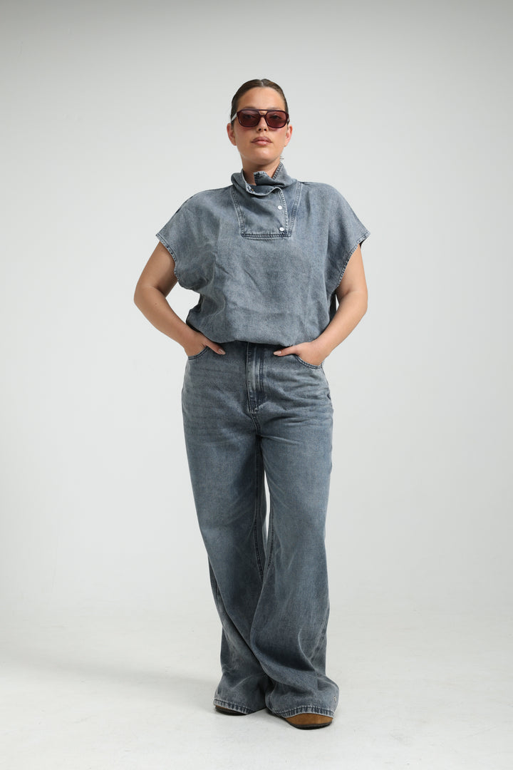 Honey Light Blue Denim
