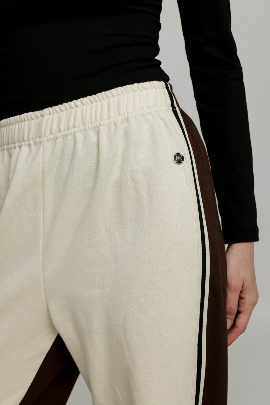 Shoko Cream/Brown Joggers