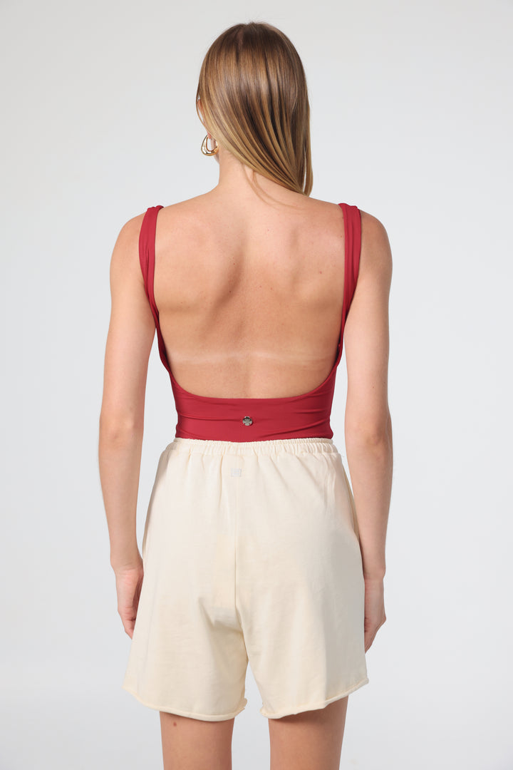 Cloud Red Bodysuit