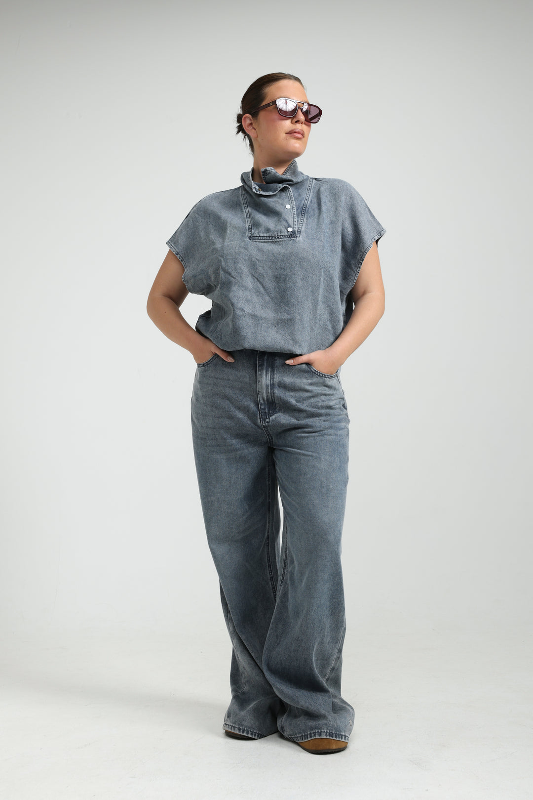Honey Light Blue Denim
