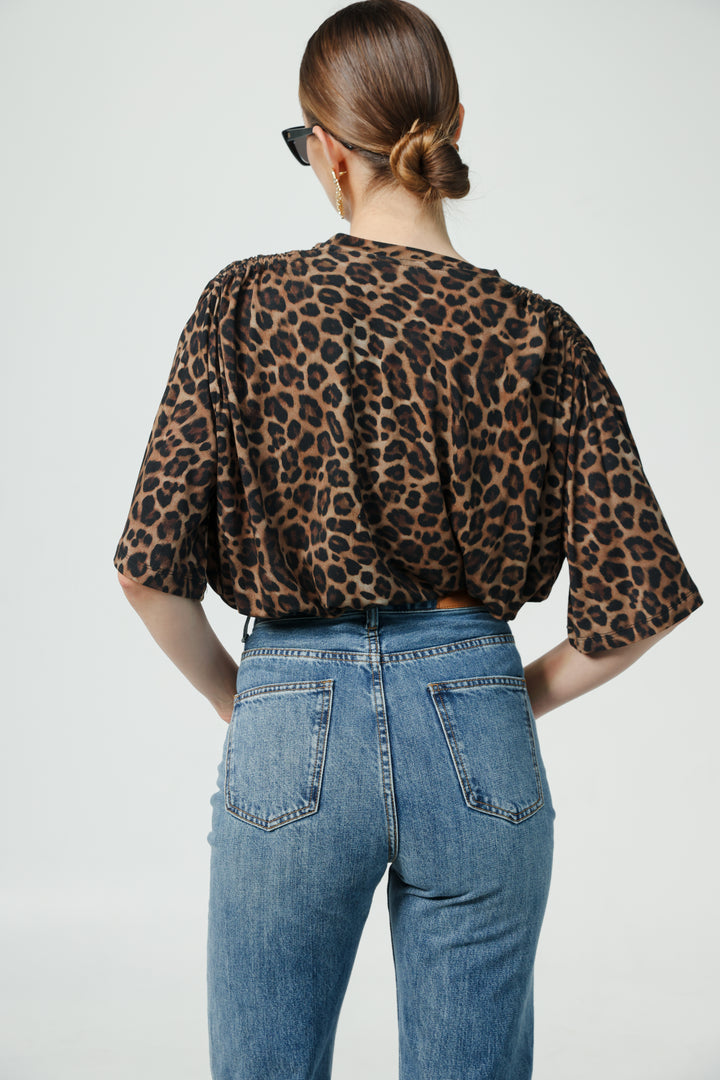 Please Leopard T-Shirt