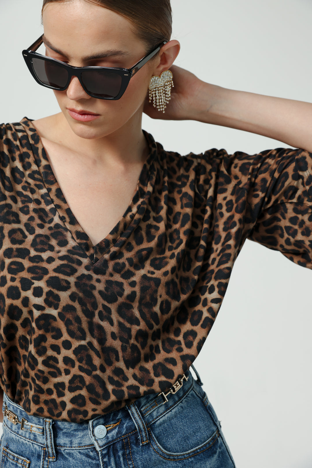 Please Leopard T-Shirt