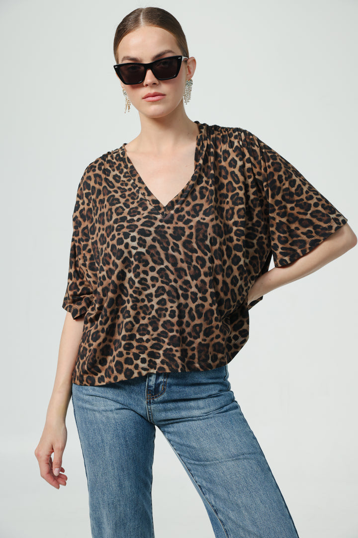 Please Leopard T-Shirt