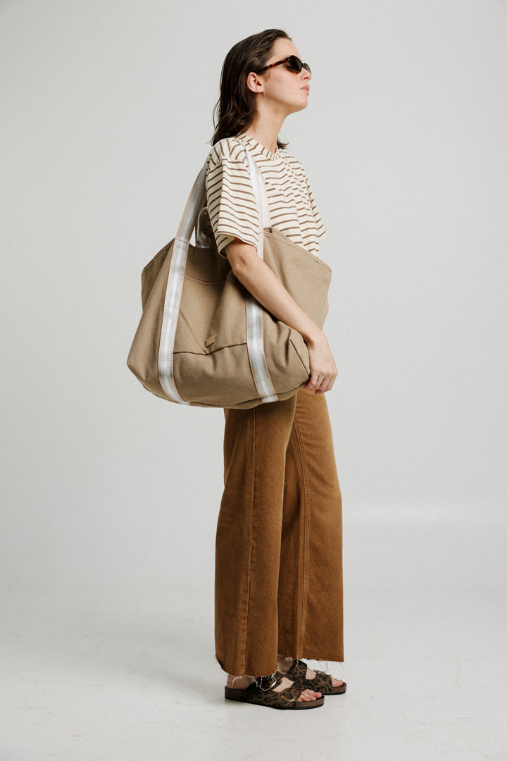 Big Beige Tote Bag