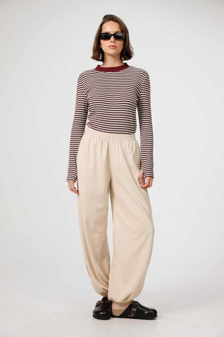 Rebasically Grey Striped Shirt