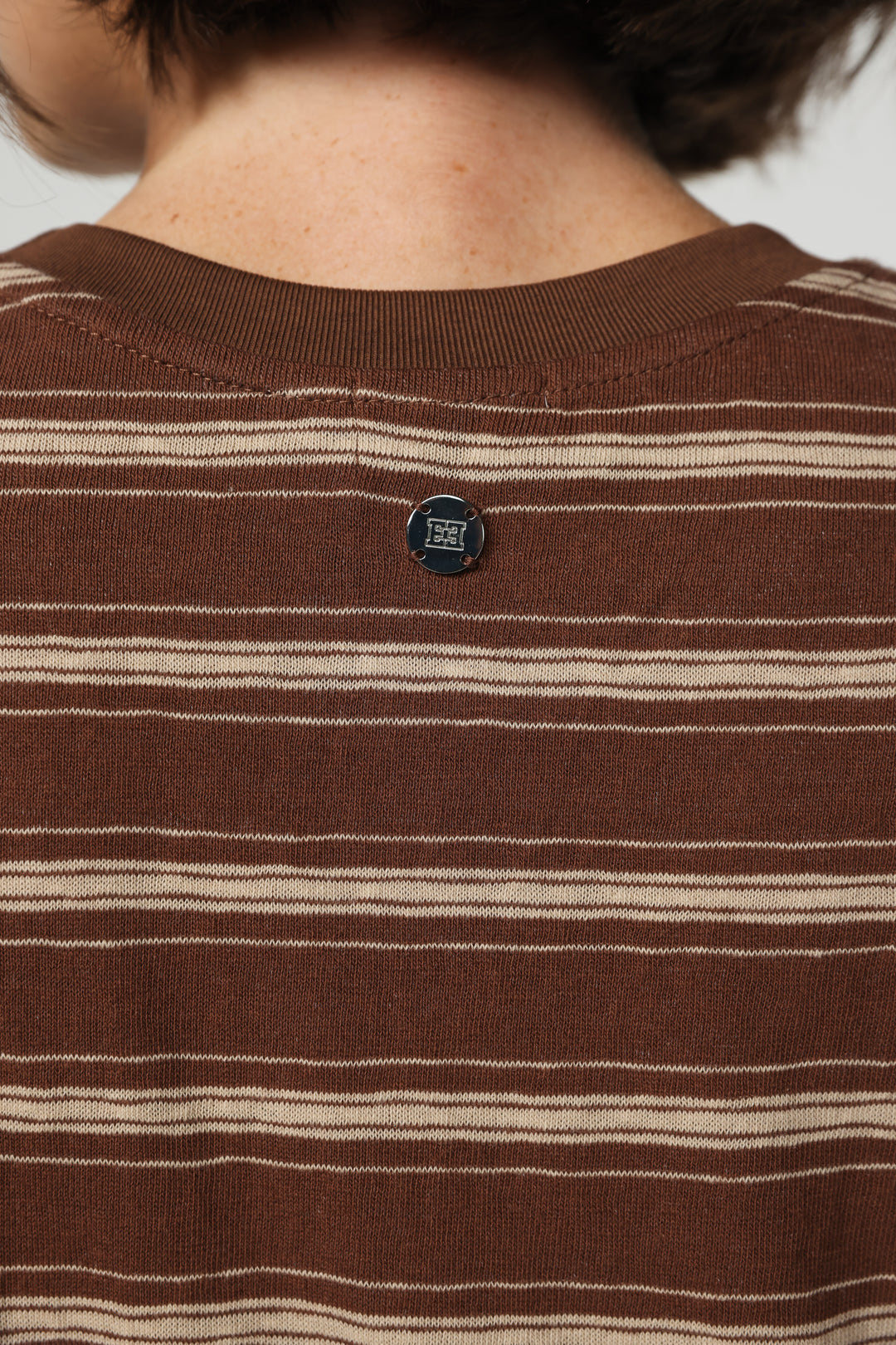 Way Brown Striped T-Shirt