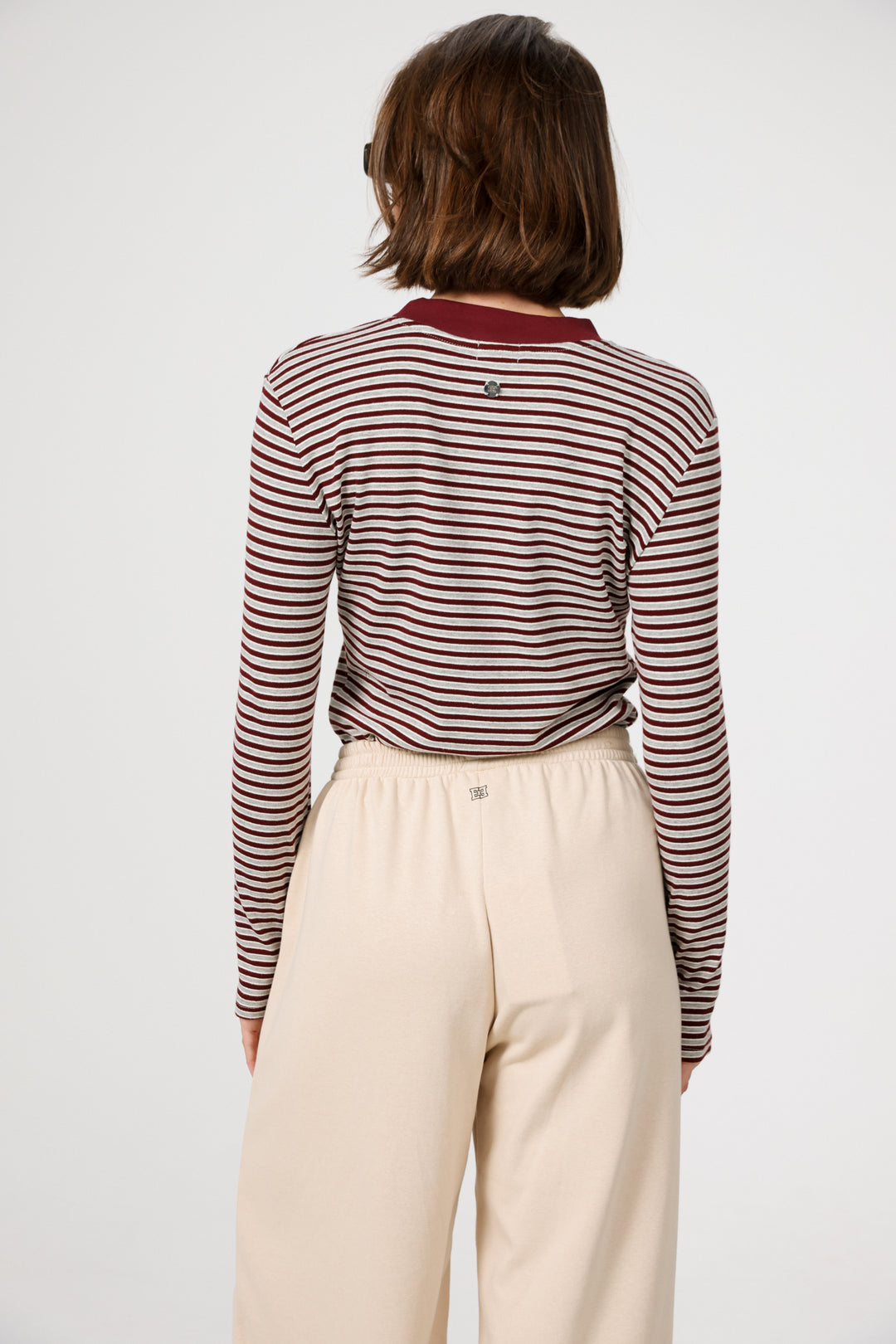 Rebasically Grey Striped Shirt