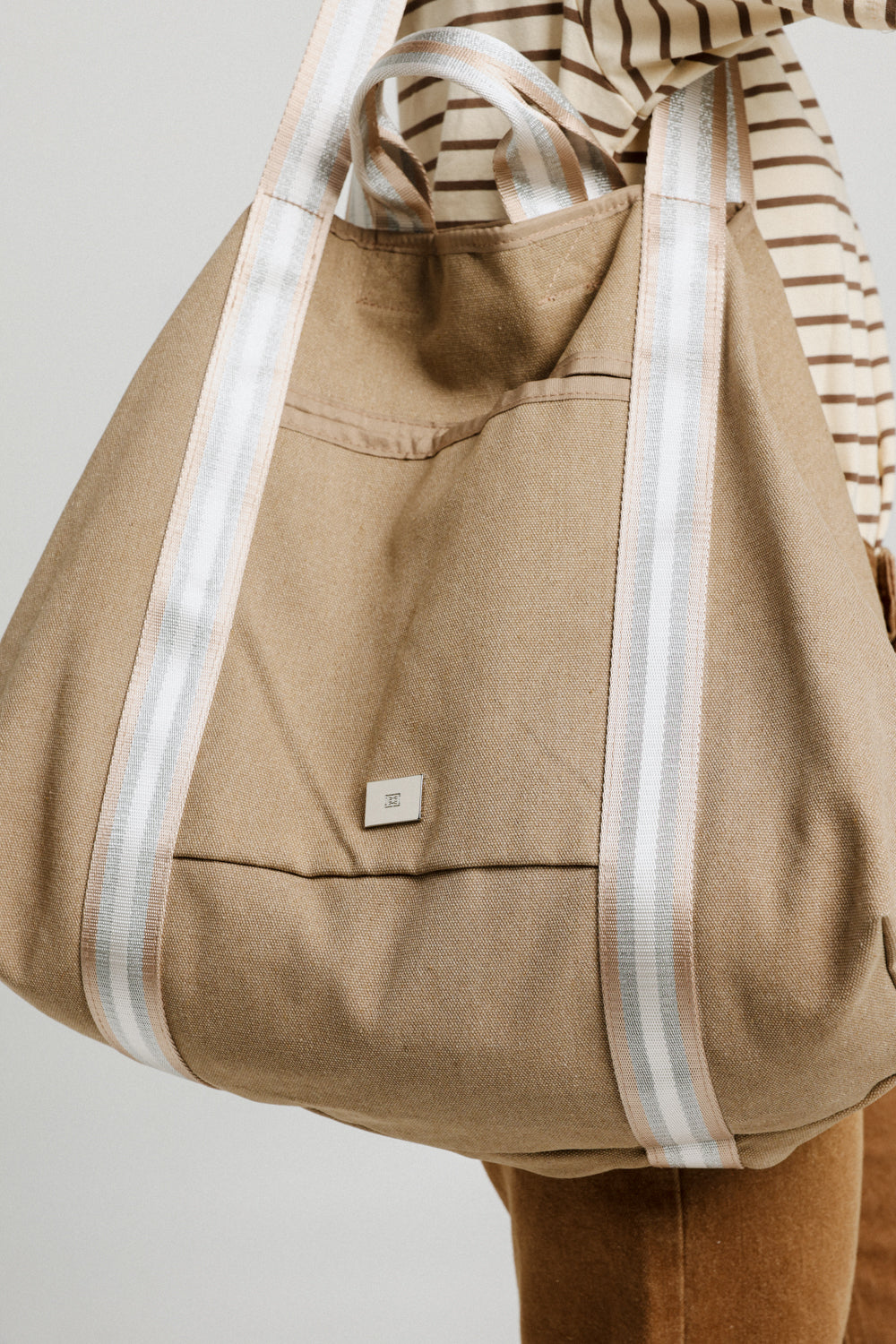 Big Beige Tote Bag