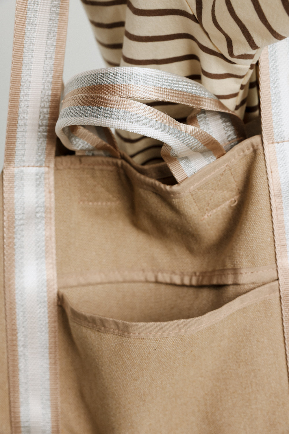 Big Beige Tote Bag