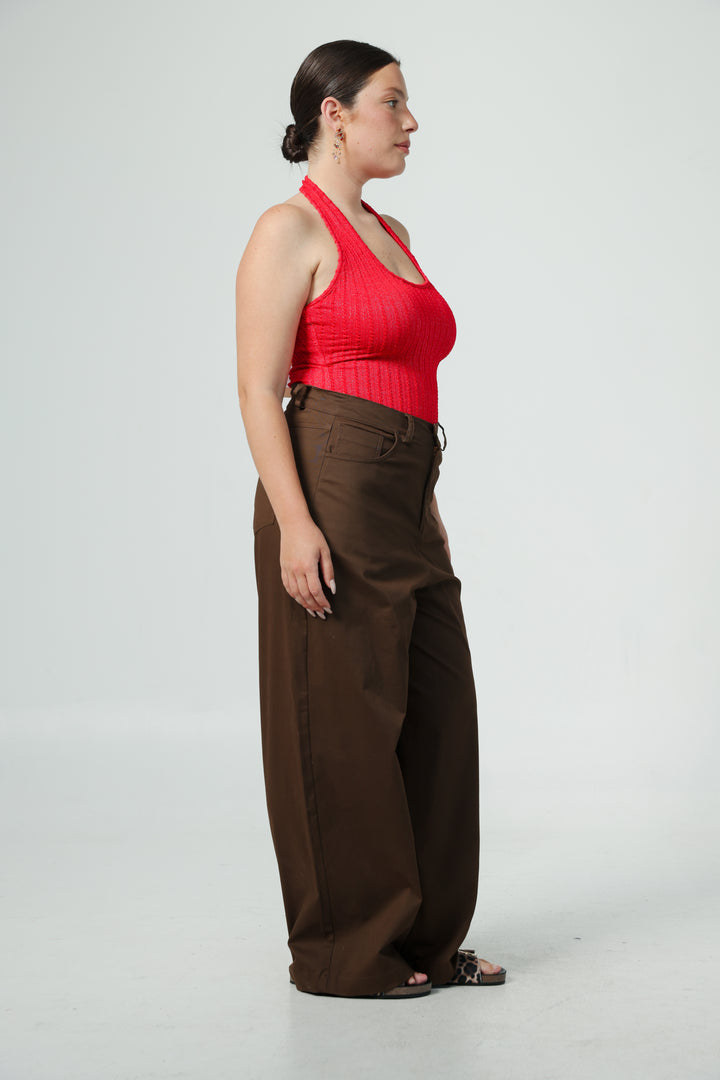 Believe Red Bodysuit