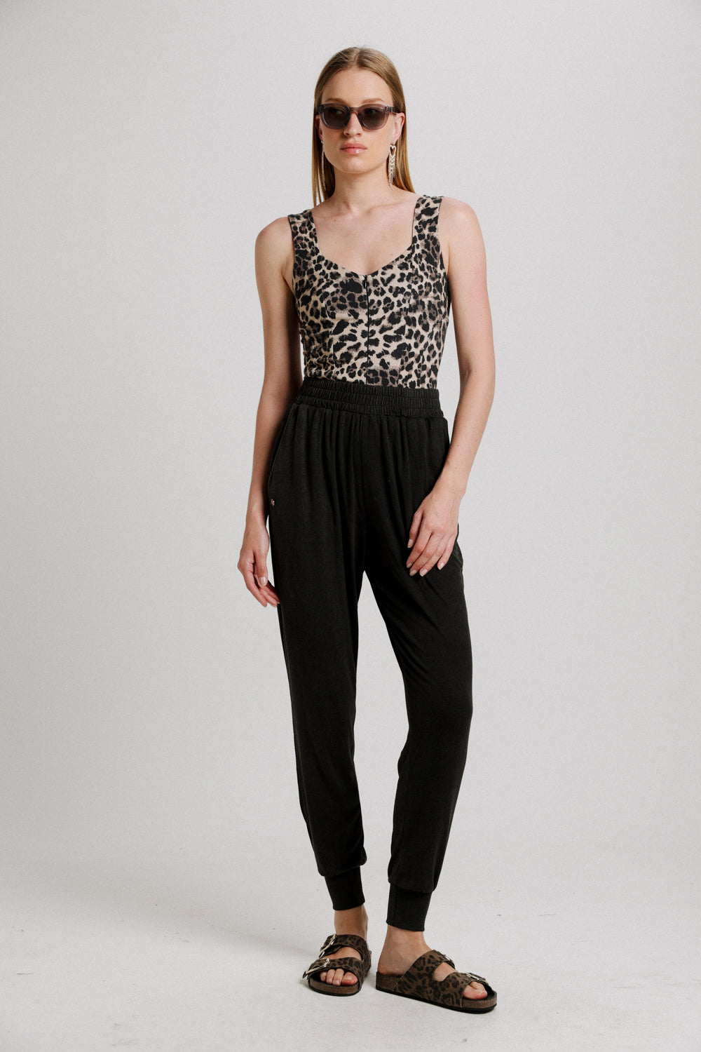 Corset Leopard Bodysuit