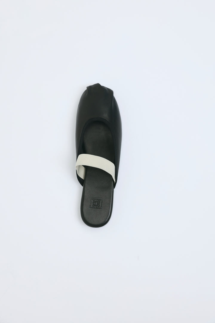 Black Ballerina Slides