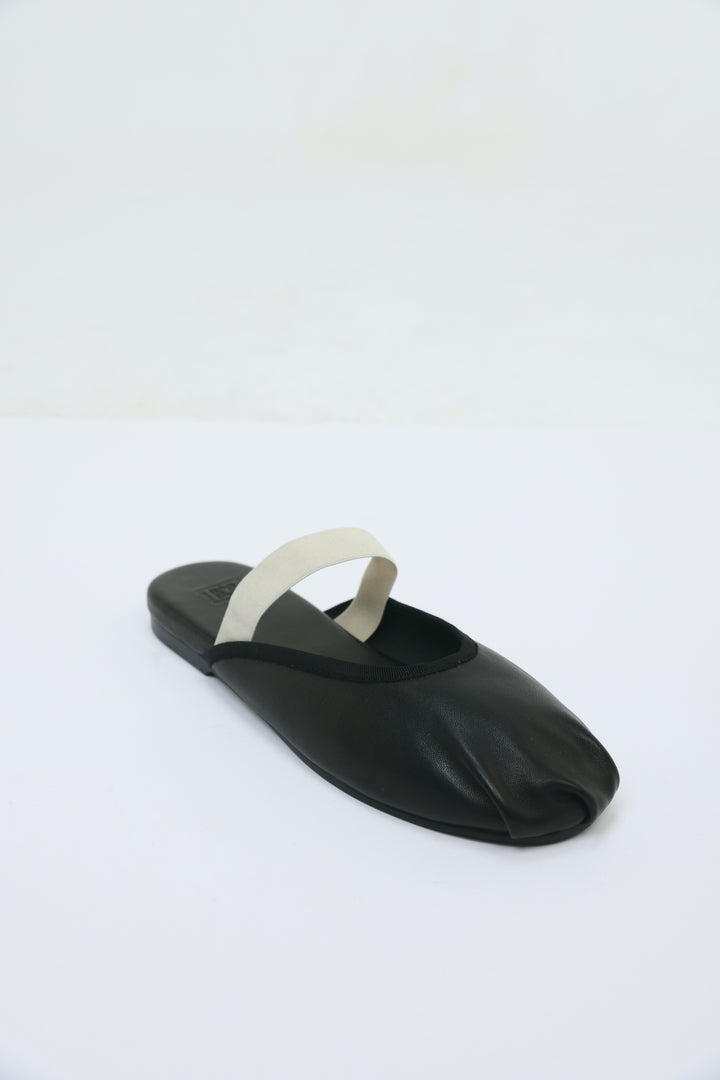 Black Ballerina Slides