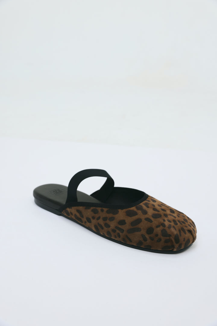 Leopard Ballerina Slides