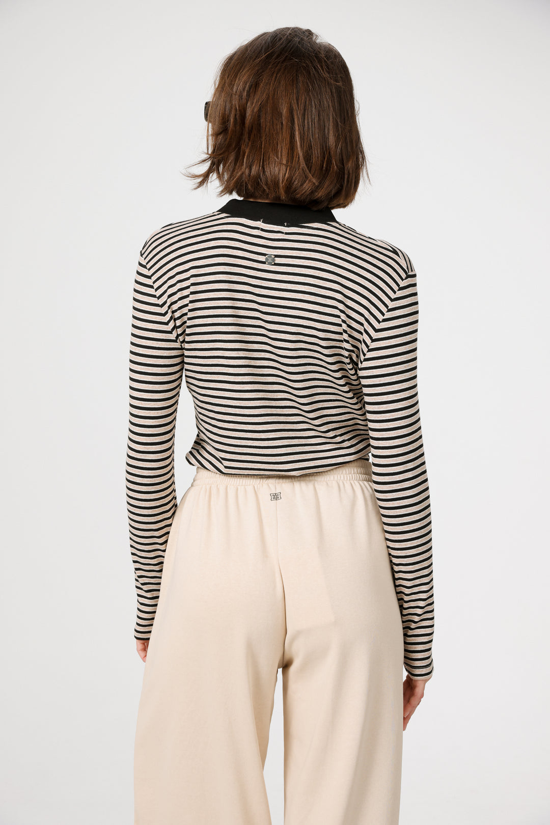 Rebasically Brown Striped Shirt