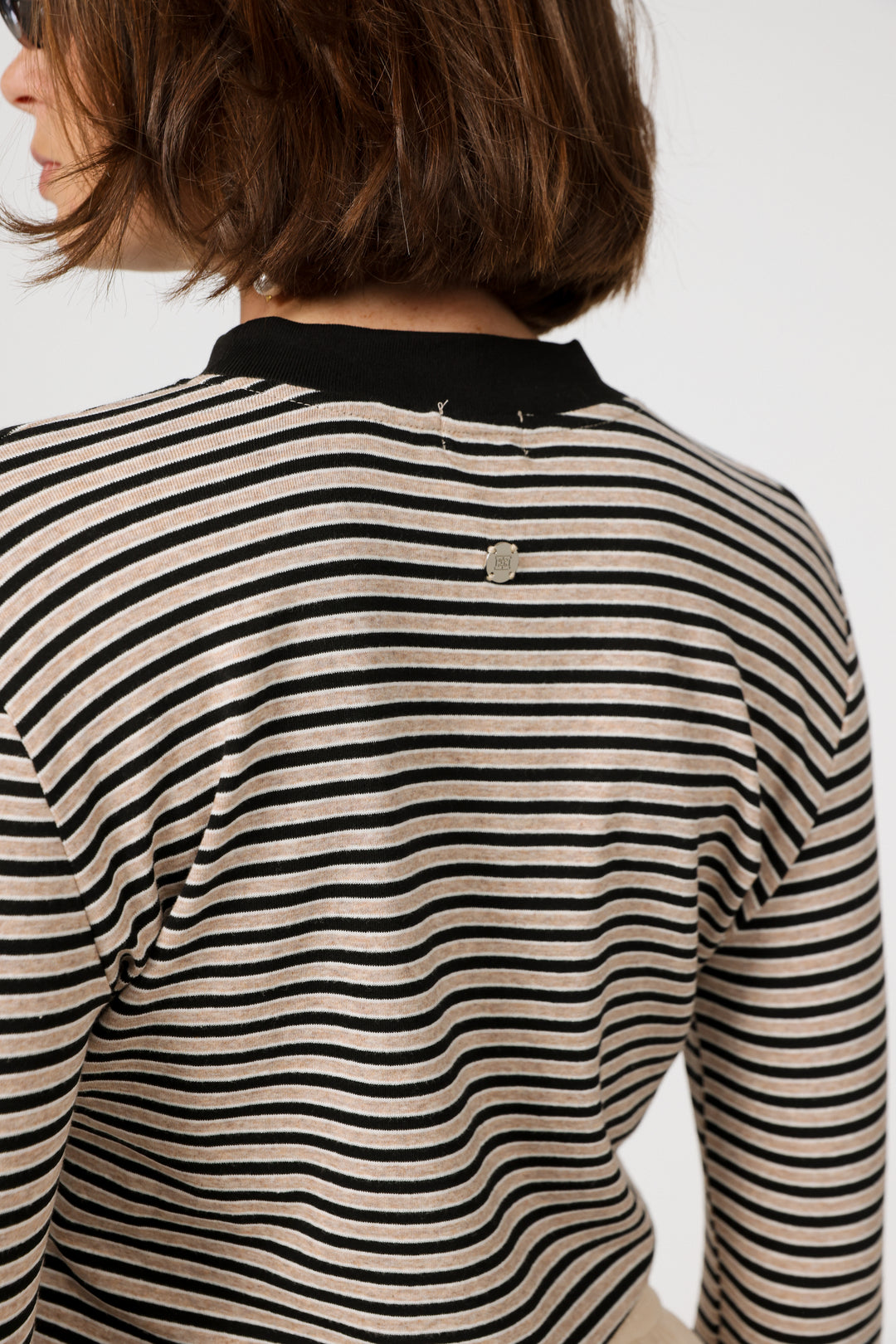Rebasically Brown Striped Shirt