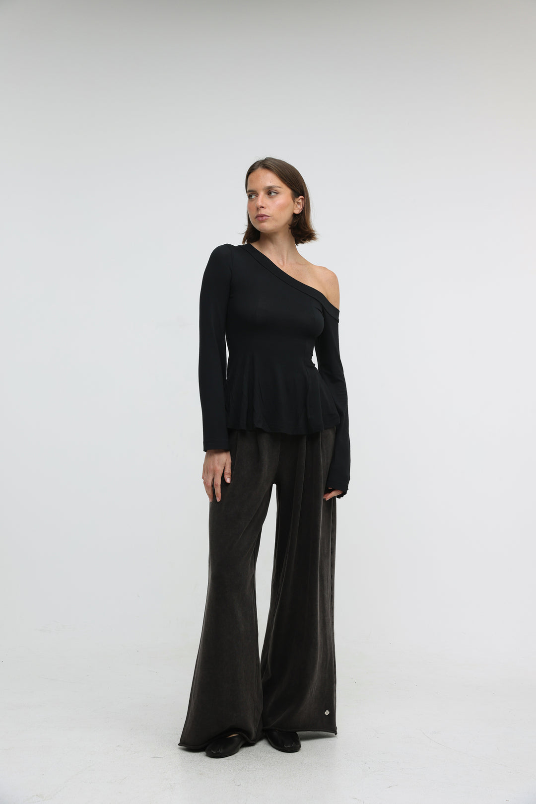 State Black Drop Shoulder Shirt