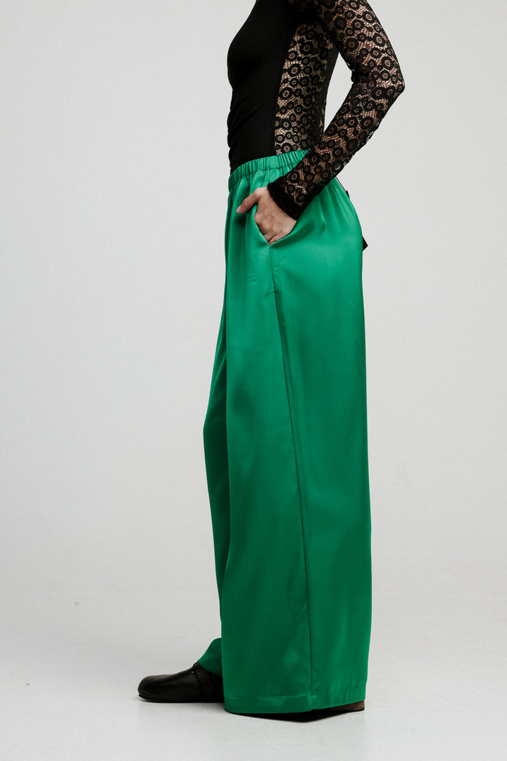 Flow Green Wide Leg Bottoms