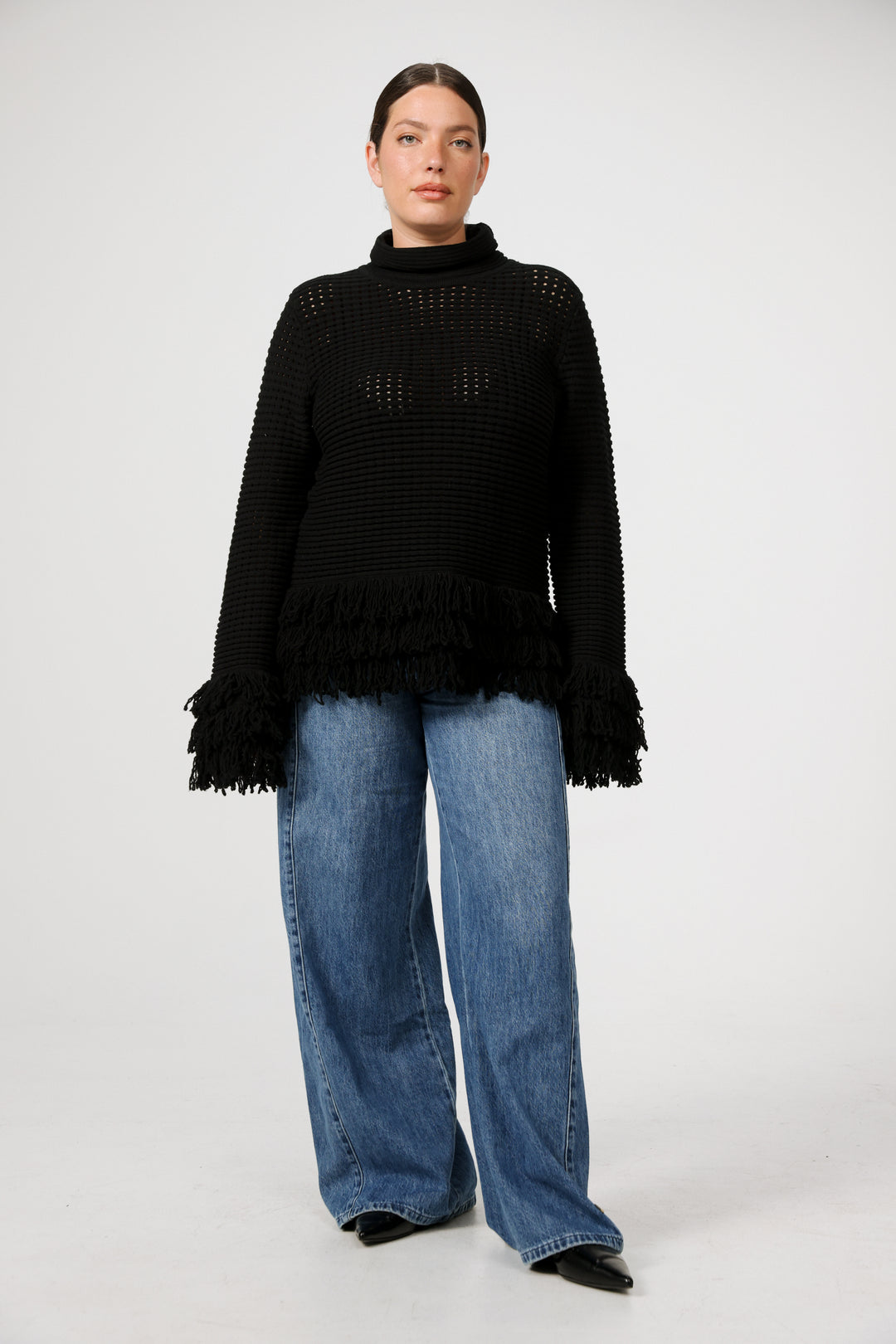 Respect Black Jumper