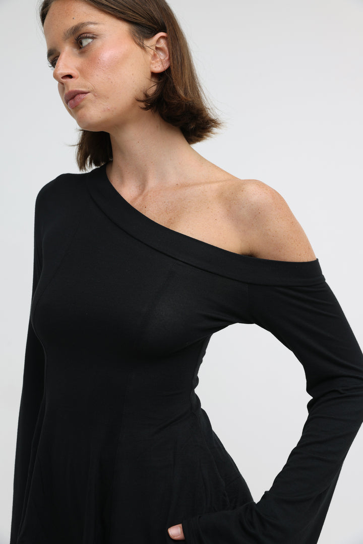 State Black Drop Shoulder Shirt