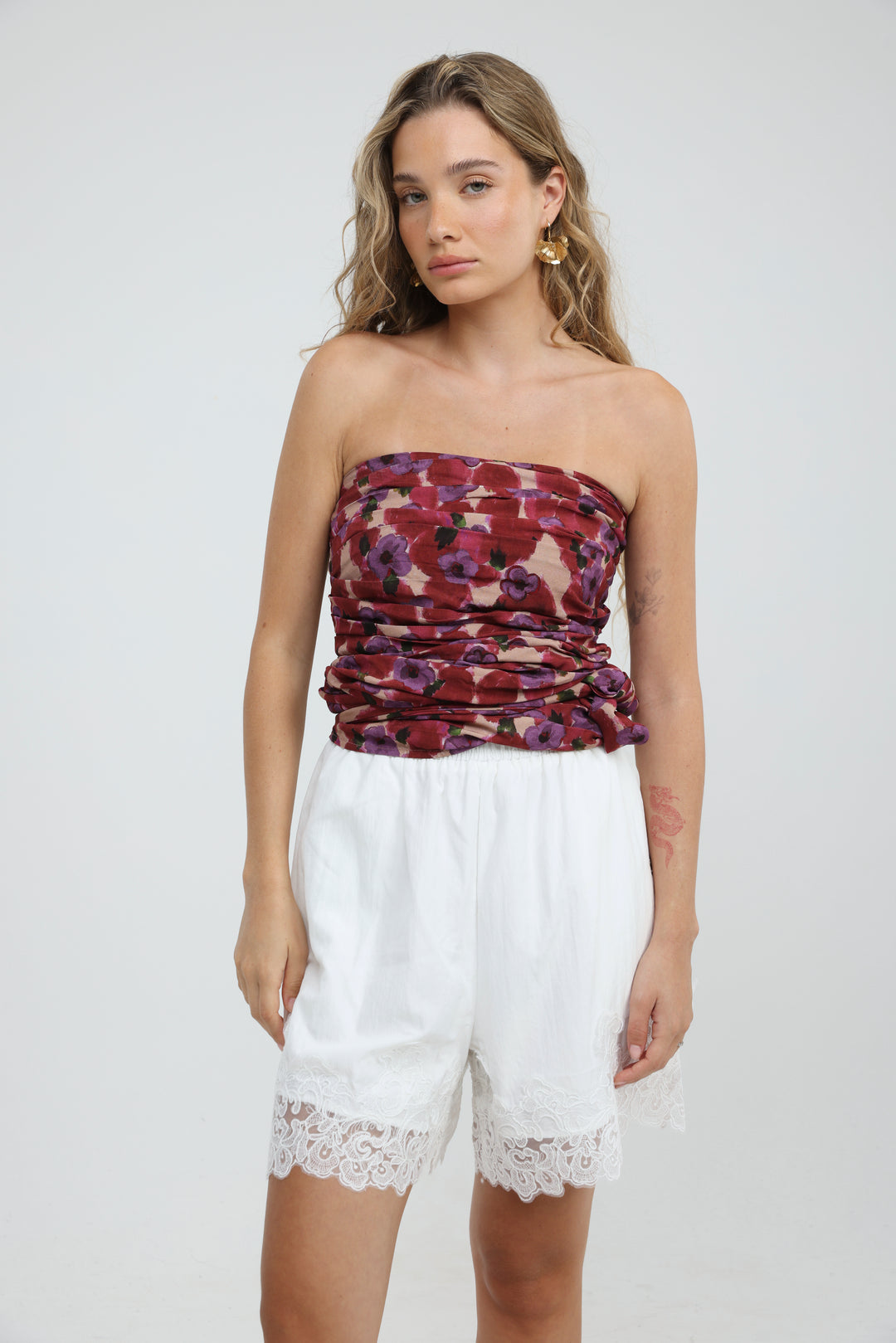 Moonstone White Shorts