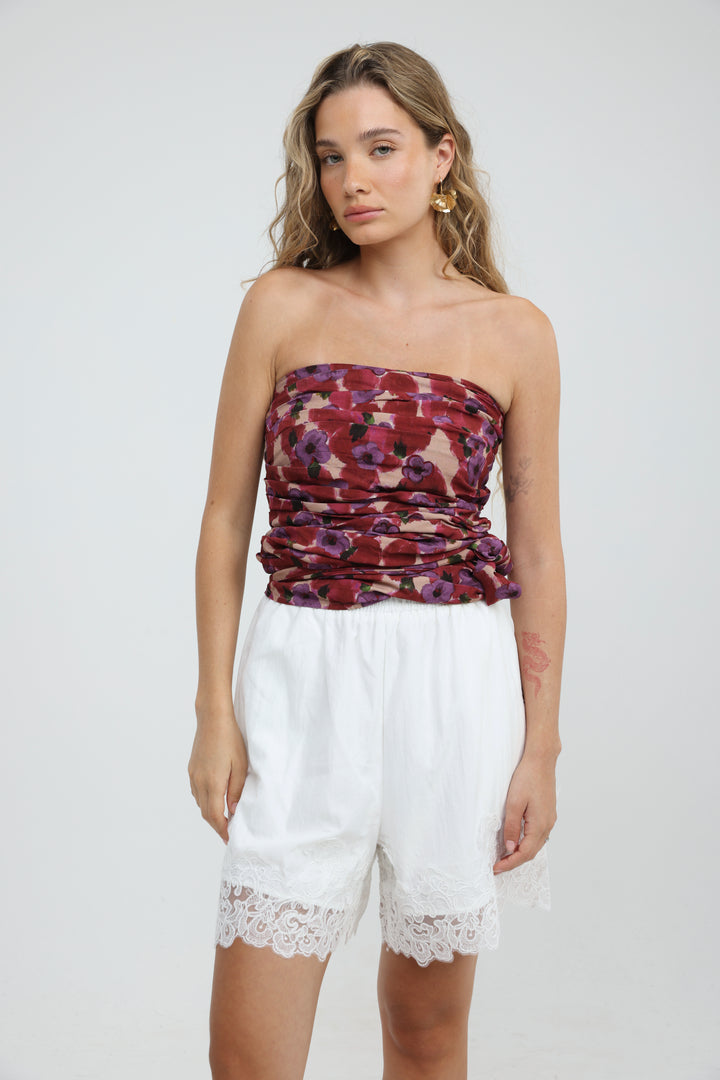 Moonstone White Shorts