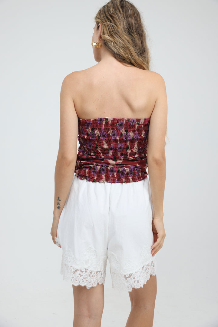Moonstone White Shorts