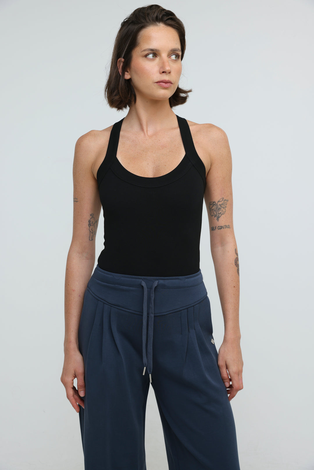 Double Black Bodysuit