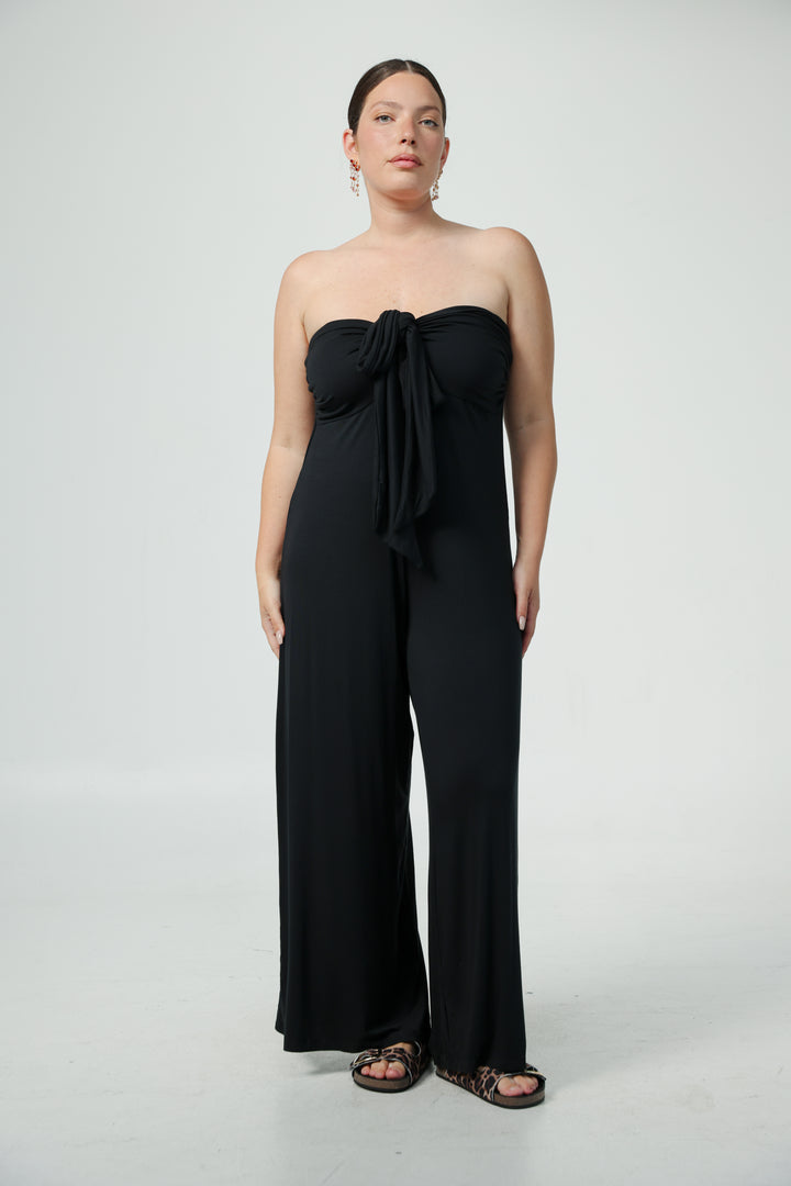 Admit Black Jumpsuit