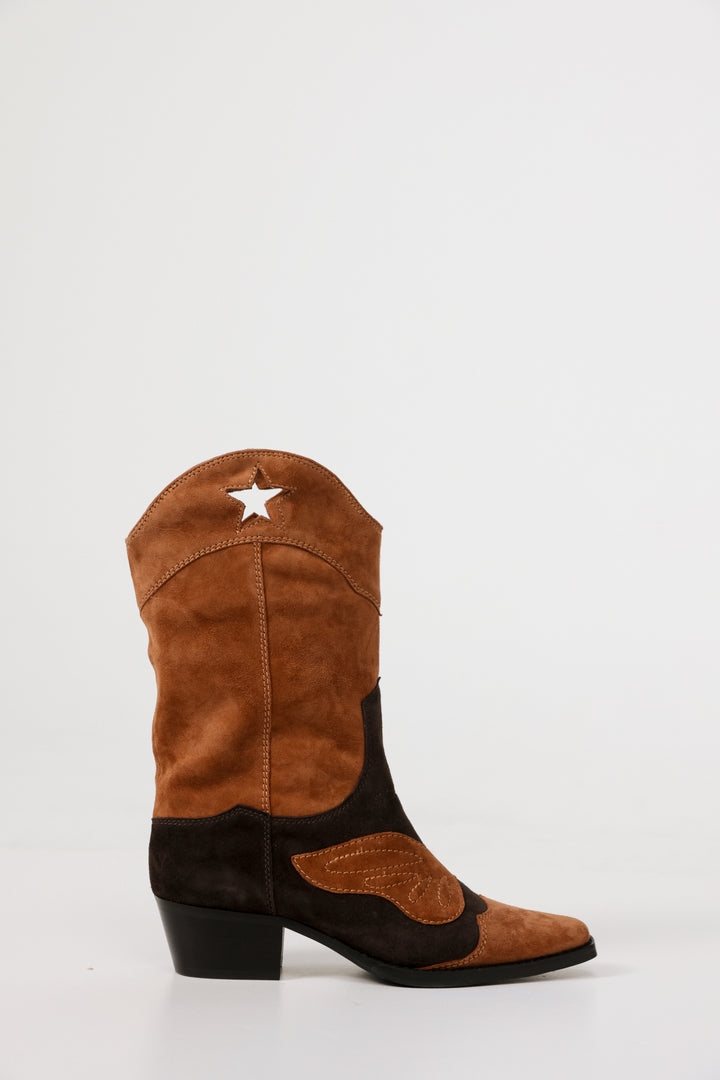 מגפי ווסטרן חומות Western Brown Boots