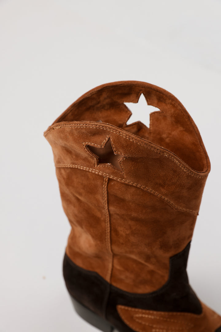 מגפי ווסטרון חומות גבוהות Western Brown Boots