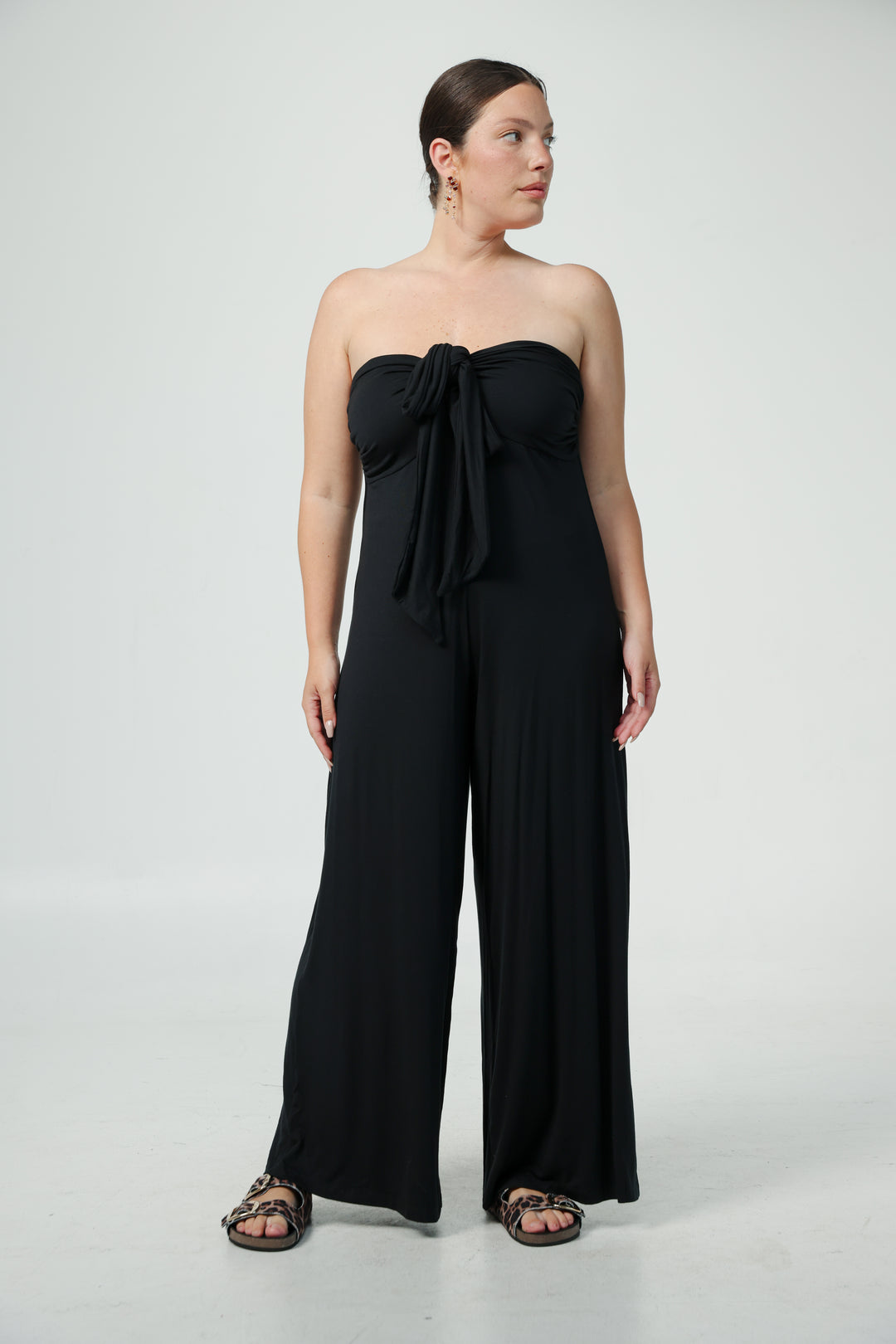 Admit Black Jumpsuit