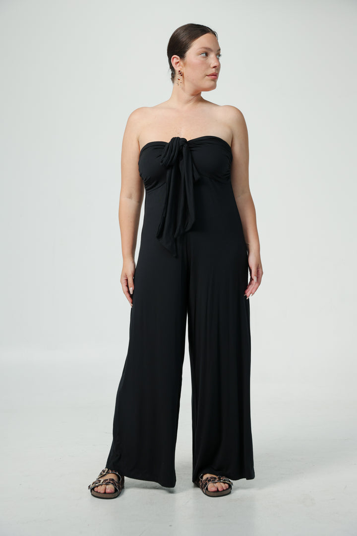Admit Black Jumpsuit