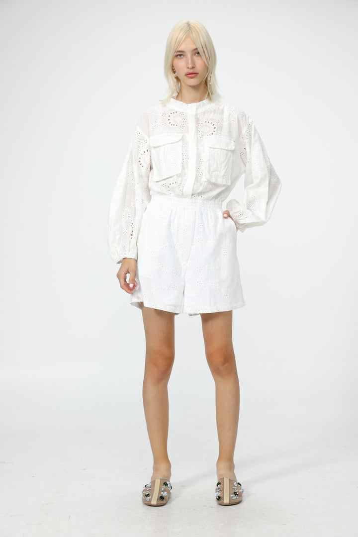 Yael's White Jumpsuit