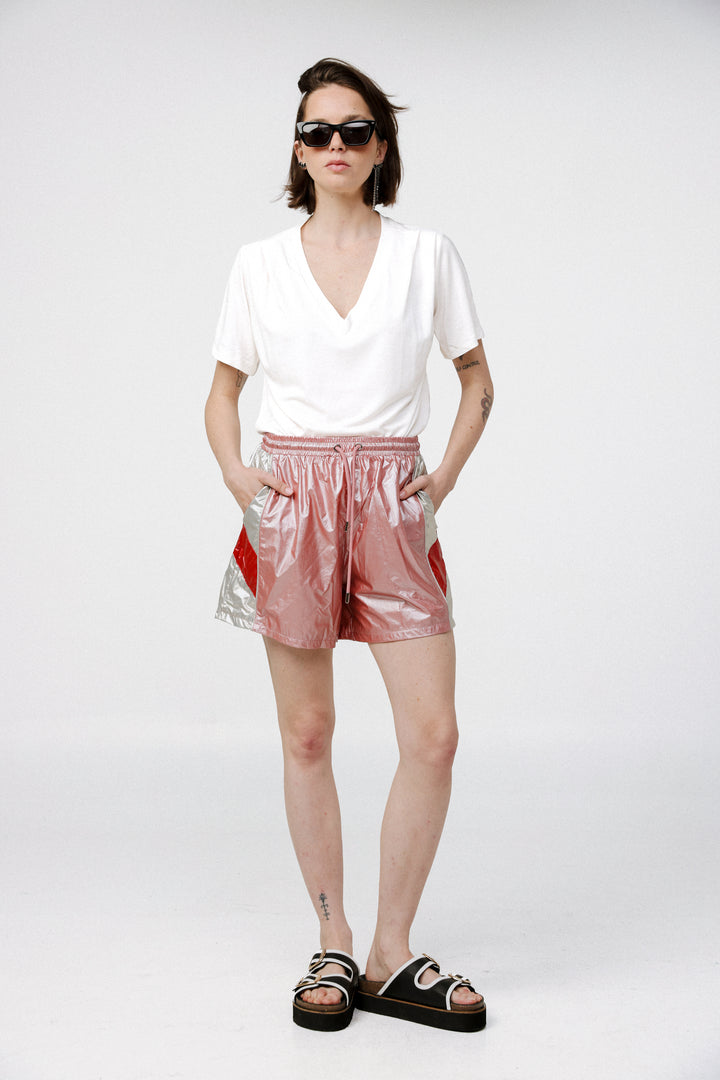 Nylon Pink Shorts