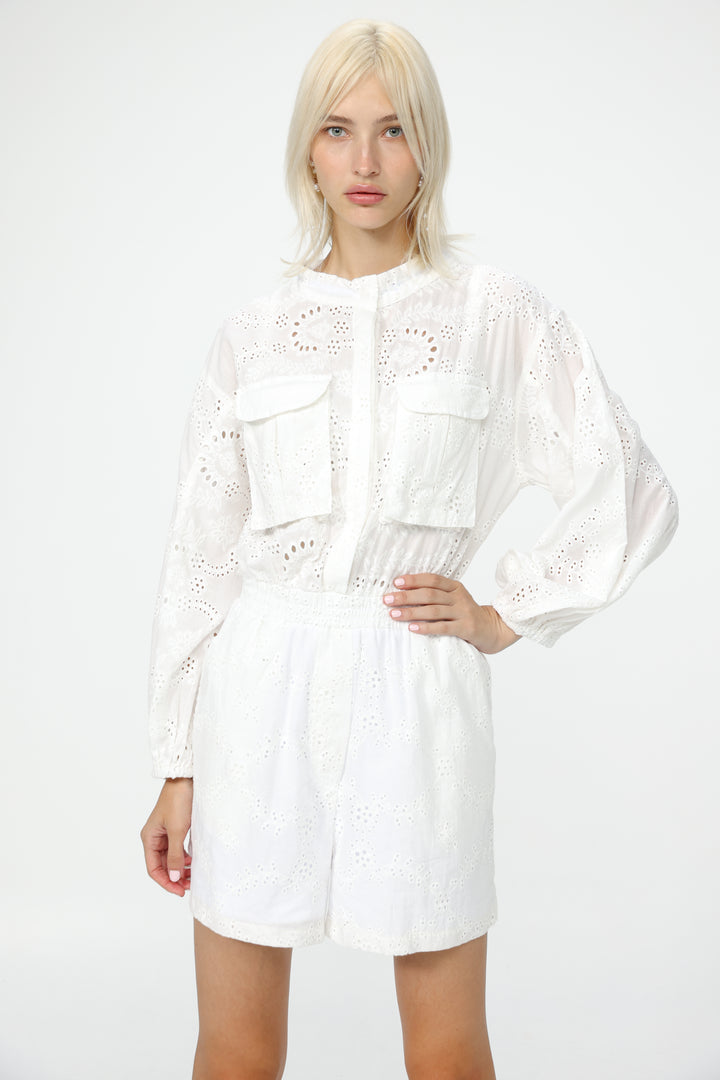 Yael's White Jumpsuit