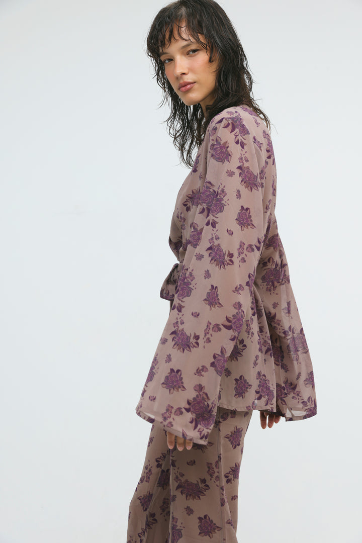 Paros Floral Kimono