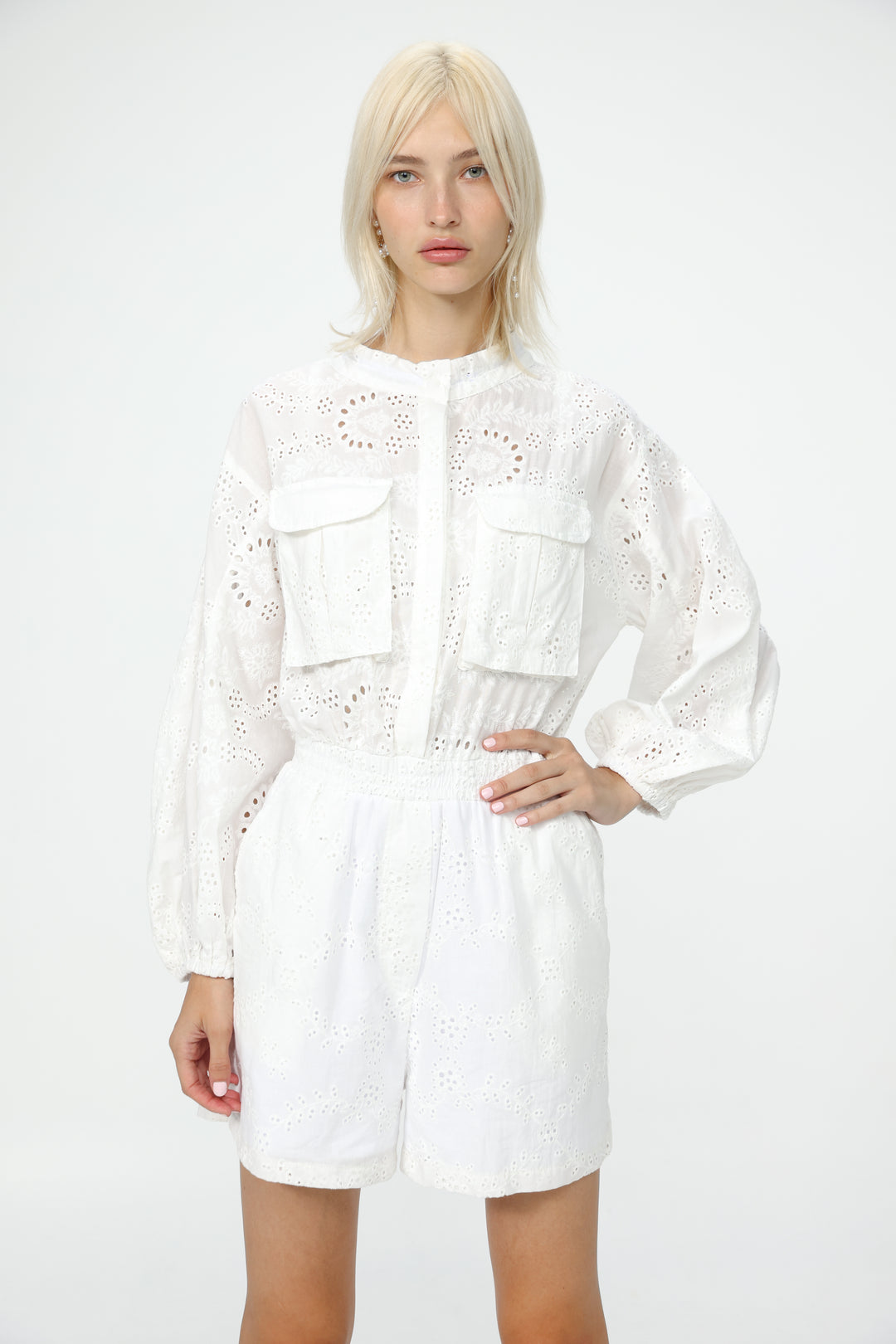Yael's White Jumpsuit